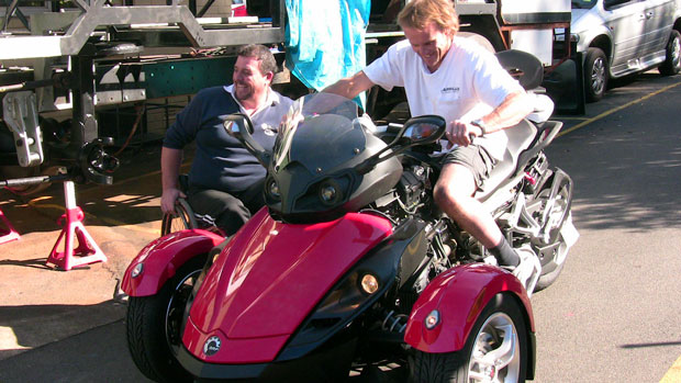Spyder motorcycle conversion